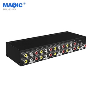 Bi Directional AV RCA Audio Video <strong>Switch</strong> Converter 8 <strong>Input</strong> <strong>1</strong> Out USB <strong>KVM</strong> <strong>Switch</strong> for Monitors