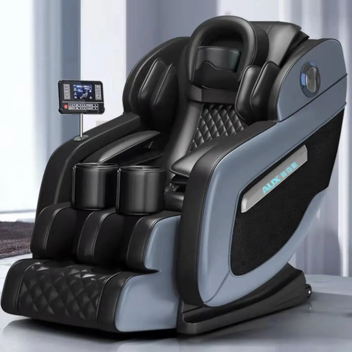 Cadeira de massagem 4D SL trilha zero gravidade, sofá shiatsu com rolo de corpo inteiro, poltrona de massagem com pressão de ar, cadeira de massagem 4D, 2024