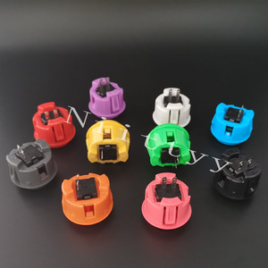 Sanwa 30 мм, аркадный кнопочный переключатель, замена для Nintend MAME Raspberry Pi 1 год гарантии, пластиковый материал
