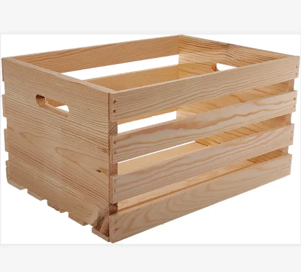 Houseworks-cajas grandes y cajas de madera de paleta, 67140, 18 "Lx12.5 Wx9.5 H