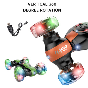 Multifunctional LED Light RC Stunt Mini Remote Control Car <strong>Watch</strong> Toys 360 Degree <strong>Drifting</strong> for Kids 2.4GHz Frequency - Product Image 5
