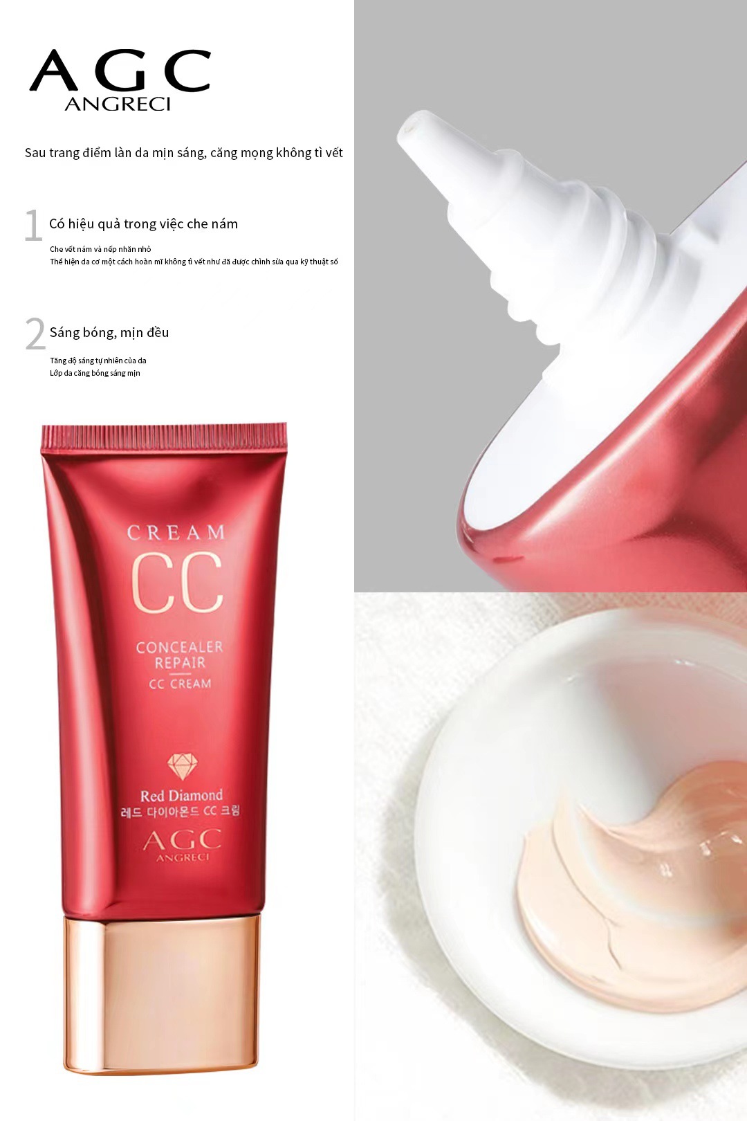 Rouge ivoire blanc
