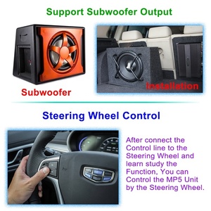 2 Din 10.1&quot; Android Car MP5 Player Support <strong>WIFI</strong> Hotspot GPS Navigation DVR OBD2 TPMS Rear View Mirror Link BT Subwoofer <strong>Output</strong> - Product Image 5