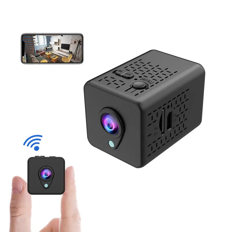 Yatak odası için X8S kapalı kamera 1080P HD kablosuz kam araba/ev/çocuk Mini wifi kamera