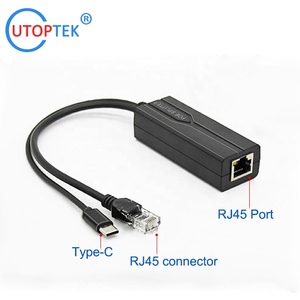 Power Over Ethernet 48V〜5V Type-CコネクタPOEスプリッター (CCTV 5VIPアクセサリ用) APカメラ - Product Image 2