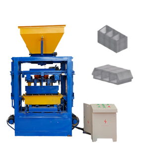 QT4-24 Semi-automatic Cement Hollow Brick Making <strong>Machine</strong> Production Line <strong>Interlock</strong> Paving <strong>Block</strong> Moulding From China - Product Image 2