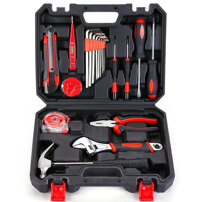Elektriker Toolbox Set Geschenk handbuch Reparatur Werkzeug kasten Home Repair Hardware Tool Kit