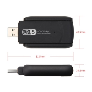 AC1200 <strong>USB</strong> 2.0 <strong>Realtek</strong> RTL8812CU Dual Band 1300Mbps Wifi <strong>Adapter</strong> with External Antenna Free Driver Wifi Dongle for PC - Product Image 2
