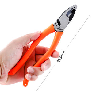 <strong>4</strong> in <strong>1</strong> Multifunction Wire Stripper <strong>Cutter</strong> 9 Inch Professional Electrician Pliers Cable Separation Trimming Hand DIY Tool