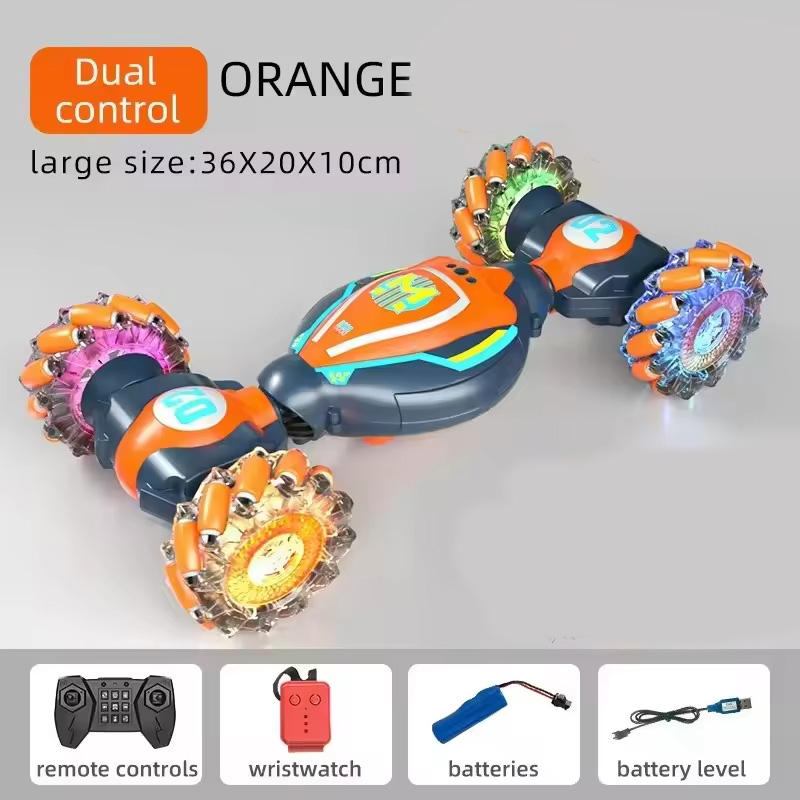 Bleu Orange-double télécommande