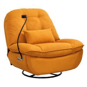 2025 Comfortable Sofa Reading Chairs Pet Friendly Microfiber Fabrics Power Glider Recliner with Type-<strong>C</strong> Ports and <strong>a</strong> Phone Holder - Product Image 1