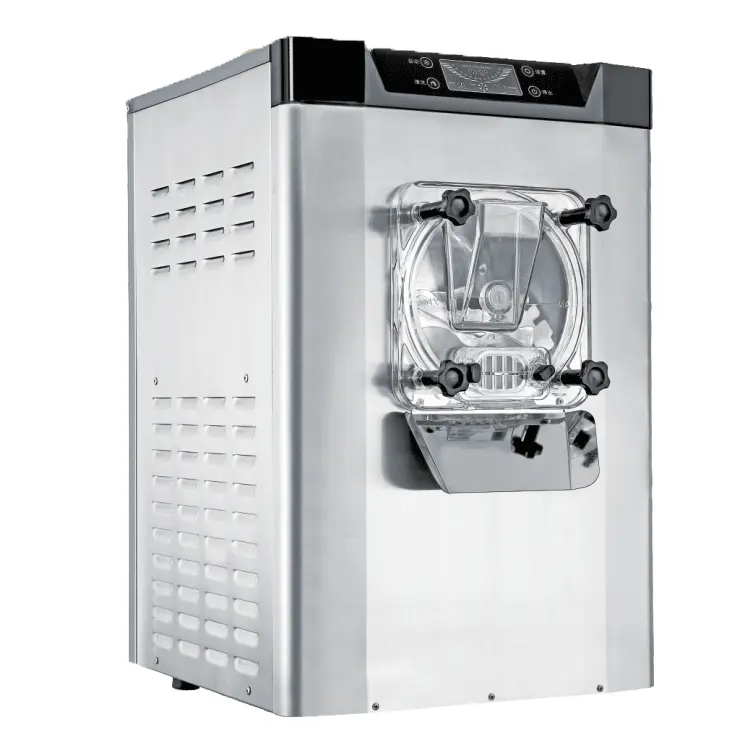 Preços comerciais da máquina do gelado do fabricante do lote Congelador automático frutas frescas Vertical Gelato Hard Ice Cream Machine