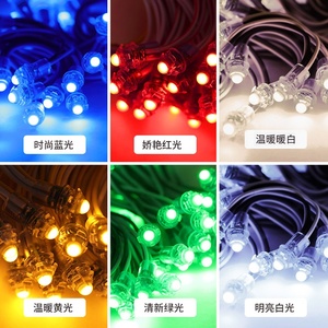 RGB ha condotto la stringa del punto luminoso del Pixel per le decorazioni di natale festiva i moduli della stringa della luce - Product Image 5