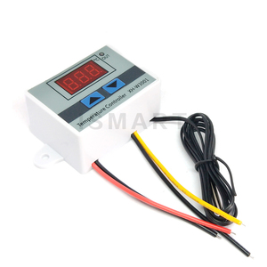 Controlador de temperatura Digital LED para incubadora, 10A, 12V, 24V, 220VAC, XH-W3001, interruptor de calefacción de enfriamiento, Sensor NTC