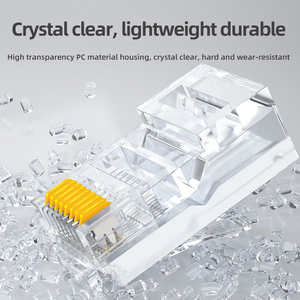 Cat5e Cat6 8P8C以太网UTP RJ45网络电缆插头连接器 - Product Image 4