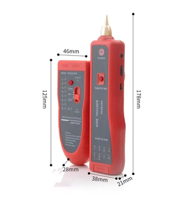 LAN <strong>Network</strong> Cable Tester Cat5 Cat6 RJ45 UTP STP Detector Line Finder Telephone Wire Tracker Tracer Diagnose Tone Tool Kit - Product Image 3