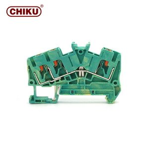 CHIKU RPV2.5 Alimentación a través de riel DIN Plástico Latón Empuje en conexión Conector de bloques de terminales de resorte - Product Image 3