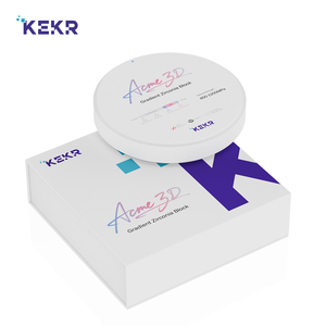 Acme 3D đa lớp CAD cam phòng thí nghiệm nha khoa siêu mờ 98mm chuyển tiếp độ dố<span class=keywords><strong>c</strong></span> tự nhiên tốt nhất kekr Zirconia khối đĩa - Product Image 4