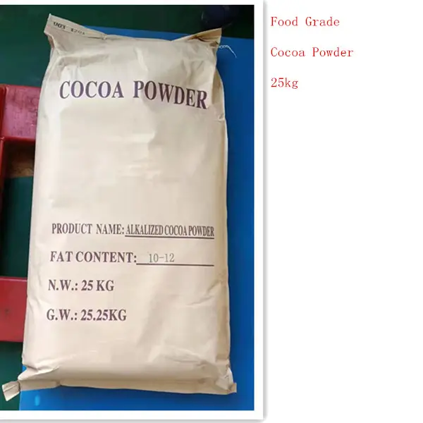 प्राकृतिक कोको पाउडर/Alkalized कोको पाउडर कम वसा 100% शुद्ध कच्चे कोको पाउडर