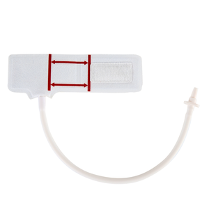 Fábrica Neonate 2 # Único Tubo Descartável NIBP BP <span class=keywords><strong>Cuff</strong></span> 4-8cm Não-Tecido De Pressão Arterial <span class=keywords><strong>Cuff</strong></span> Consumíveis Médicos - Product Image 4