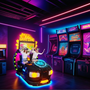 Gioco interattivo doppio giocatore VR simulatore con 9D squadra di movimento battaglia di realtà virtuale macchina da gioco per il centro giochi Arcade - Product Image 1