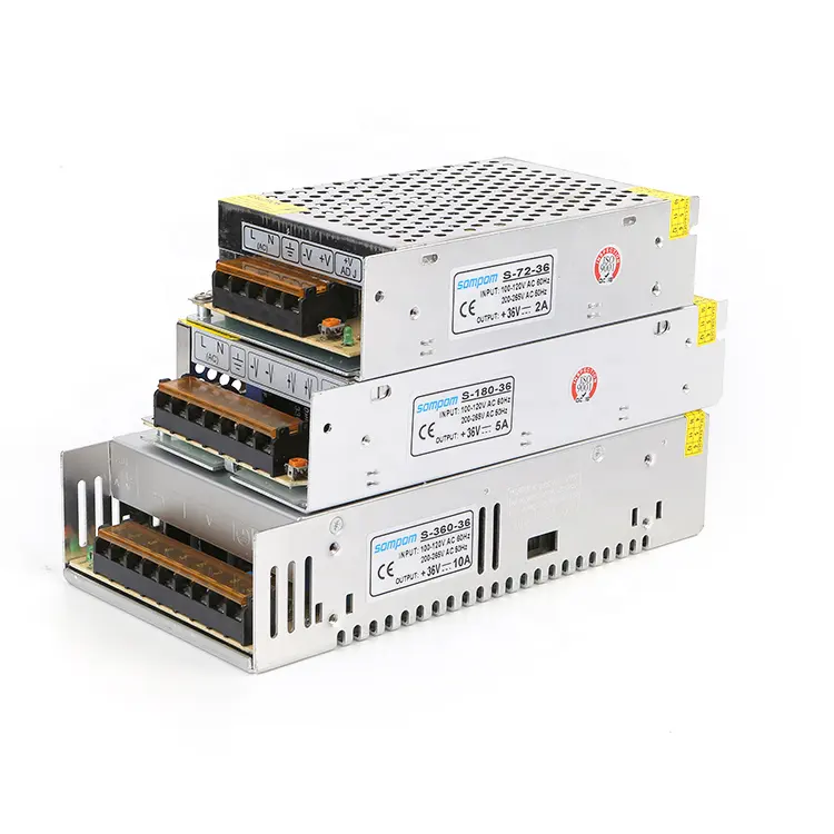 OEM AC DC 5V 12V 24V 1A 2A 5A 10A 20A 30A schalt netzteil für Led streifen Licht Zinn box