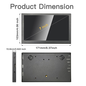 7 Inch New IPS USB Secondary Screen 7&quot; 1024x600 USB <strong>LCD</strong> <strong>Computer</strong> Hardware Monitor <strong>Control</strong> Music Spectrum Analysis <strong>Display</strong> - Product Image 2