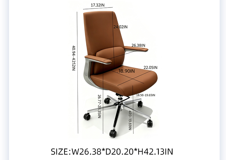 Mid-back office chair