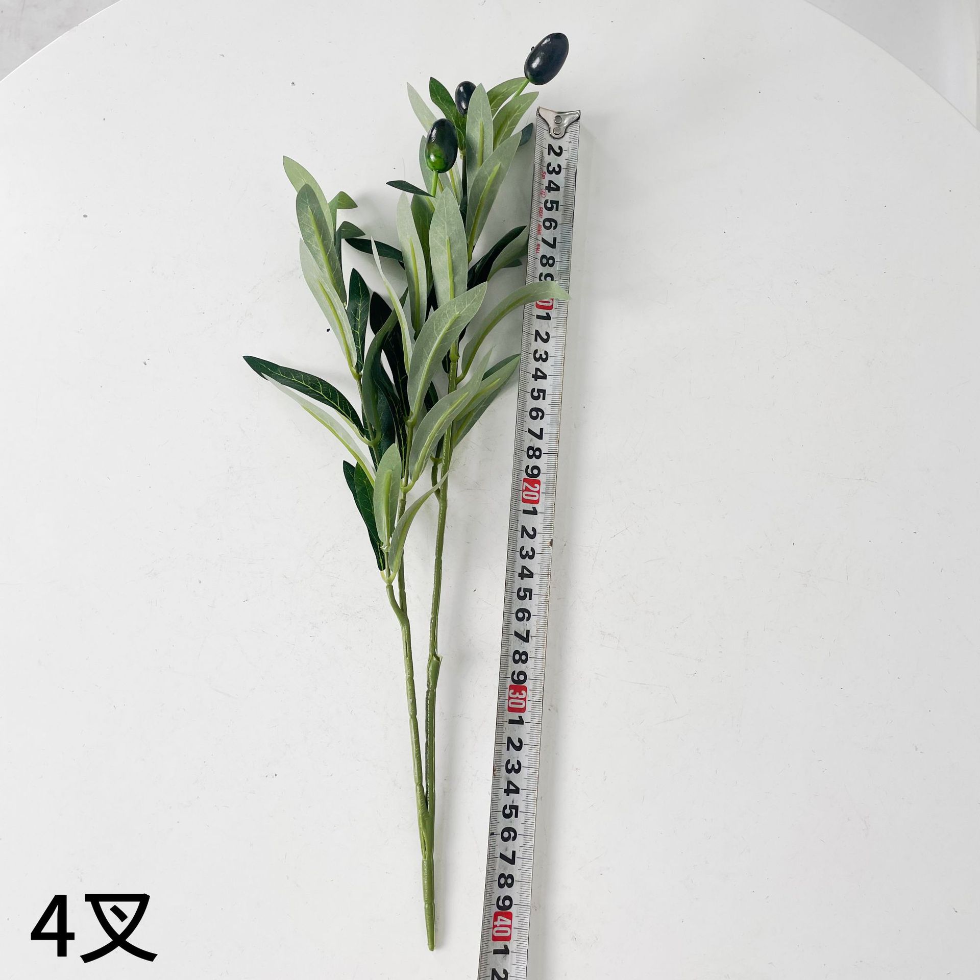 4 fourchettes branche d'olivier