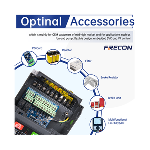 FRECON 11KW 220V Entrada trifásica Controlador de salida trifásico Unidades de velocidad variable Garantía VFD 2 años Inversor VFD