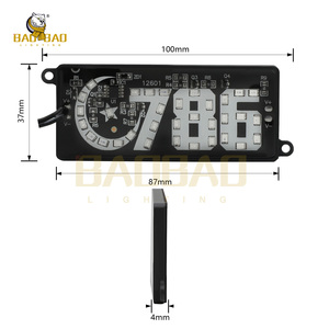 Çoklu gösterge ışıkları uyarı DC 12V 24V trafik işaretleri LED ok ışık sinyal kurulu patron ok işareti LED ışık kamyon araba için - Product Image 3