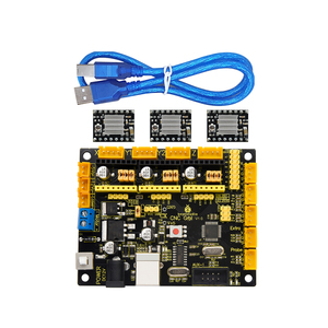Keyestudio CNC V1.0 Board + 3 pz 4988 Driver W/dissipatore di calore + cavo USB per arduino CNC - Product Image 1