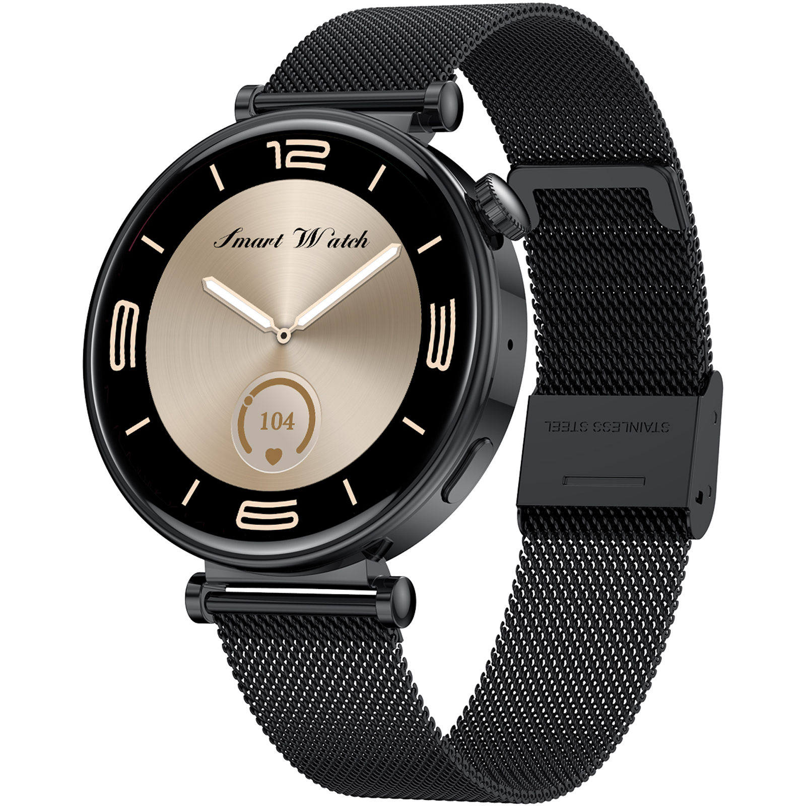 Cinturino in Acciaio Nero