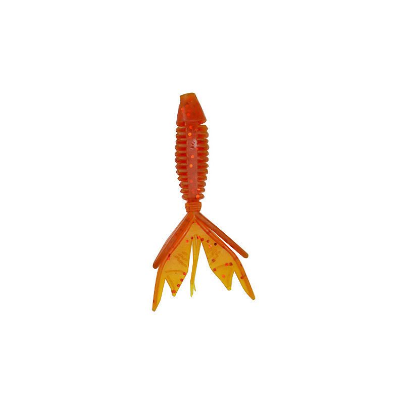 Crevettes orange à queue lâche en vrac, à l'unité