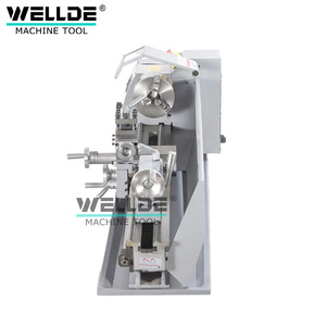 Torno manual WELLDE Mini WM210V, torneado horizontal multifuncional de metal y madera - Product Image 1