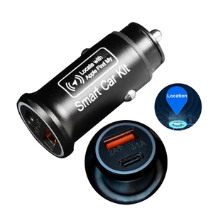 เครื่องชาร์จ GPS ติดตามรถขนาดเล็กที่จุดบุหรี่ที่ชาร์จโทรศัพท์ USB Type C ค้นหาแอปอย่างเป็นทางการของฉันติดตามยานพาหนะ