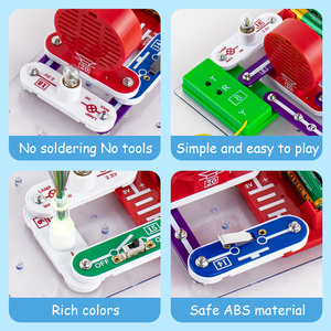 Circuiti di apprendimento scientifico Kit di elettronica intelligente Kit di esplorazione elettronica STEM giocattoli educativi per bambini altro giocattolo educativo - Product Image 3