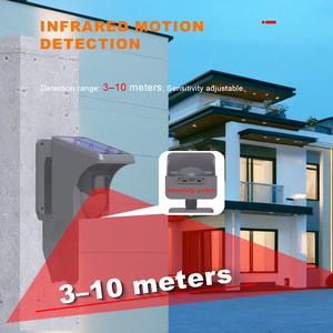 Sistema de alarma de seguridad inalámbrico con sensor de movimiento oculto al aire libre con energía solar para patio, tienda, garaje y jardín - Product Image 4