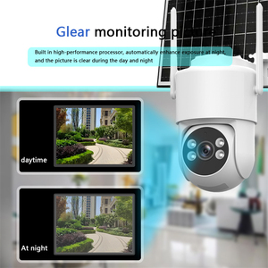 Excellent Quality Solar Powered PTZ <strong>IP</strong> <strong>Camera</strong> 2-Way Audio <strong>Intercom</strong> with Face Detection SD Card Storage Phone Remote Access - Product Image 3