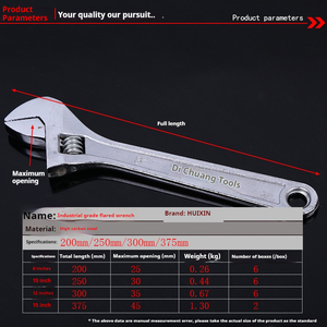 高品质大开通用套筒工具宽可调扳手 - Product Image 5
