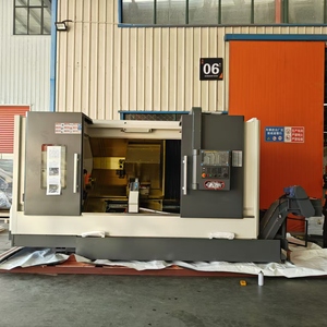 Letto obliquo cnc tornio TCK56A-1500 macchina tornio cnc programmazione controcampo CNC