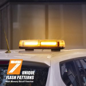 HearxinLED 12V24V汽车卡车短排车顶闪烁交通安全警示灯紧急频闪磁性天花板保险箱