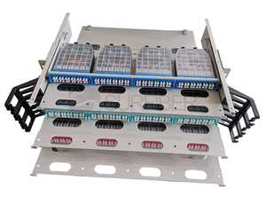 Panel de conexión de fibra óptica de alta densidad 3U 288 núcleos MTP MPO LC con carcasa ODF Módulos de chasis 3U - Product Image 5