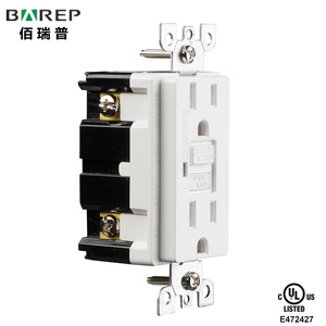 Barep, venta directa, estándar americano, multifunción, enchufe GFCI con lista UL, 15 amperios, V con 125, uso doméstico inteligente a la UL94-V2 - Product Image 5