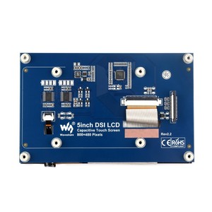 5 дюймов емкостный сенсорный дисплей для Raspberry Pi, интерфейс DSI, 800x480 - Product Image 3