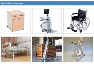 Fabricante personalizado Distribuidor Premium Hospital Cama de enfermería Sin ruido Silencioso Hospital Camas médicas Rueda de ruedas de bloqueo de dirección - Product Image 6