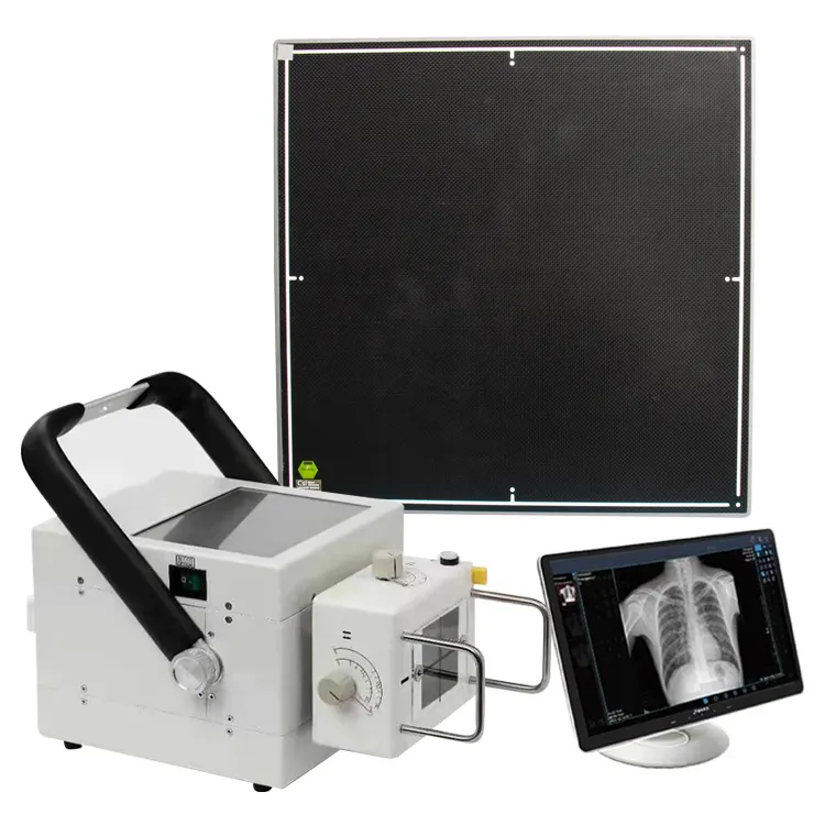 Medsinglong MSLCV17 17x17 kablosuz Dr X Ray dijital kaset düz Panel dedektör radyoloji odası için App ile