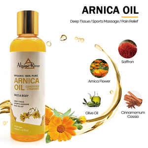 Oem100% produk perawatan kesehatan tubuh gunung, organik alami dapat secara efektif menghilangkan sumbatan dan bengkak Arnica minyak pijat - Product Image 5
