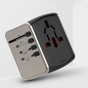 Adaptador de enchufe de viaje Universal multifunción, enchufes estándar EU, UK, US, AUS, enchufe de conversión eléctrica para viaje de negocios - Product Image 1