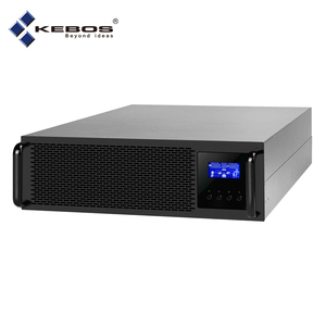 KR11-1K Kebos (L) SNMP USB RS232 порты чистая Синусоидальная волна 1000va 900 Вт однофазная онлайн-стойка с ЖК-дисплеем - Product Image 1